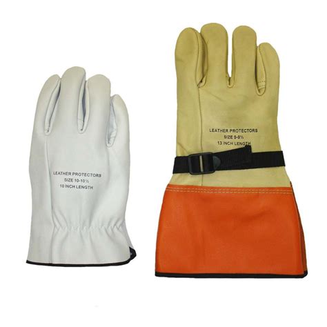 leather protector gloves for electrical work