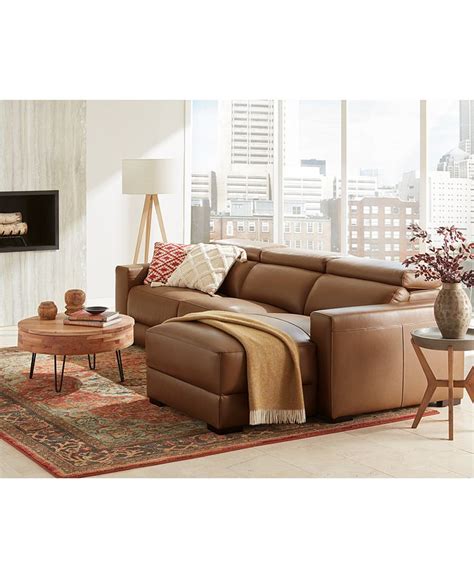 Leather Sectional Couch At Macys