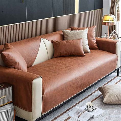 leather sectional cover