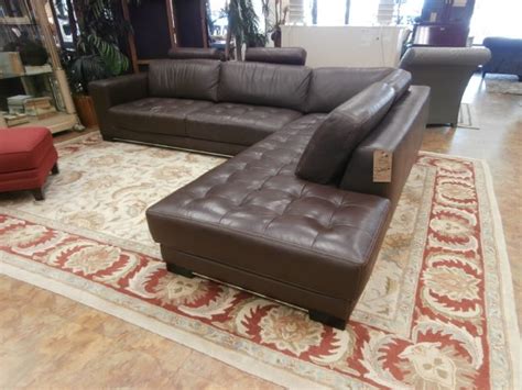 Leather Sectional Scan Design