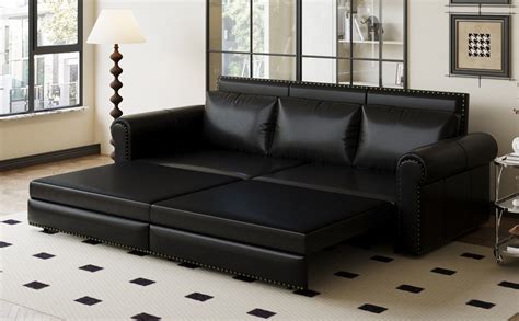 Leather Sofa Bed King Size