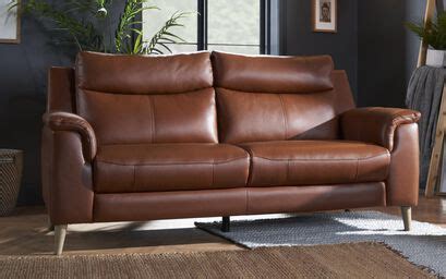 Leather Sofa In Scs