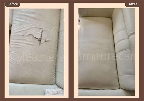 Leather sofa tear