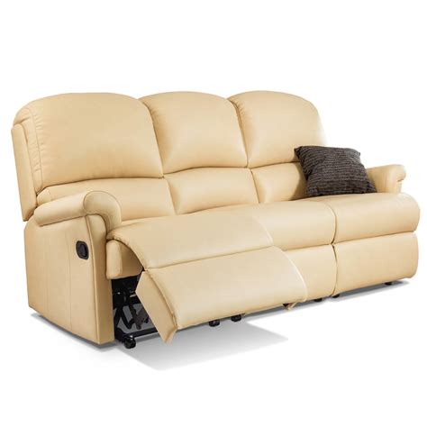 leather sofa with electric recliner