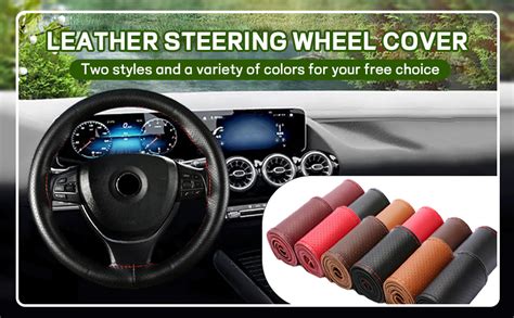 Leather Steering Wheel Protector
