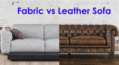 leather vs fabric sofa with pets