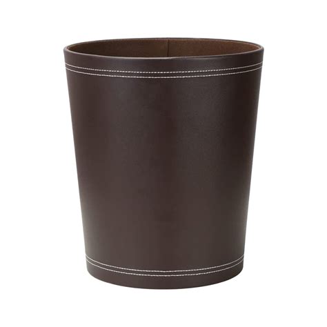 Leather Waste Basket