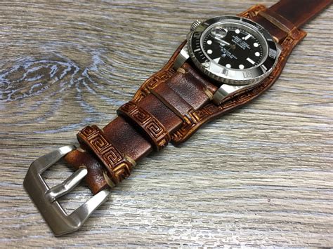 leather watch strap design