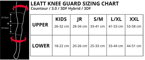 Leatt Knee Guard Sizing