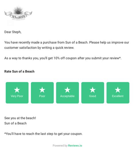 leave a review email template
