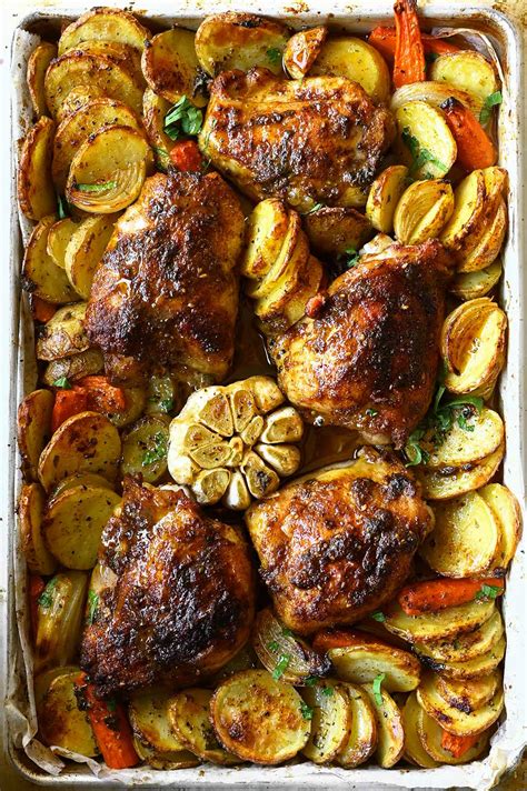 lebanese chicken with potatoes