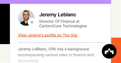 leblanc director of finance