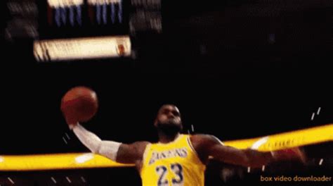 Lebron Dunking Gif