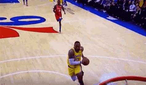 lebron getting dunked on gif