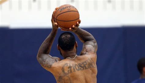 lebron james back tattoos