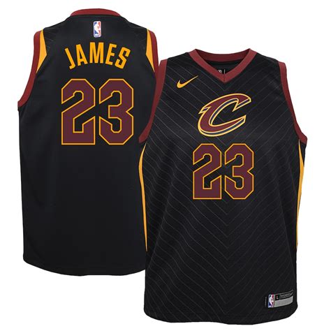 lebron james black cleveland jersey