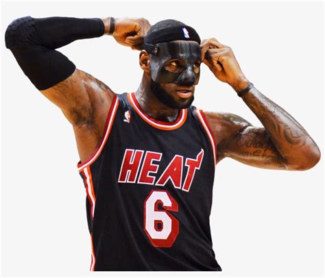 lebron james black mask png