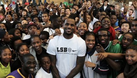 lebron james donations to charity