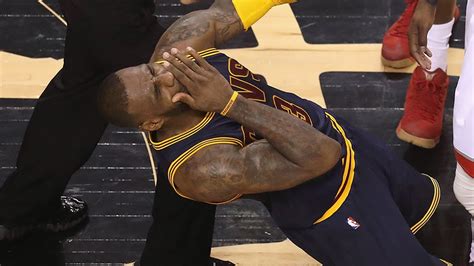 lebron james flops video