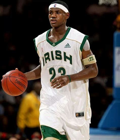 lebron james in high school basketball videos