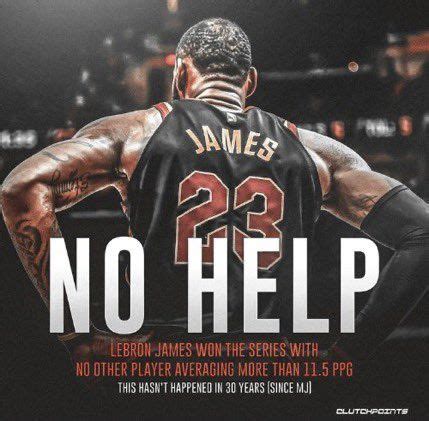 lebron james no help