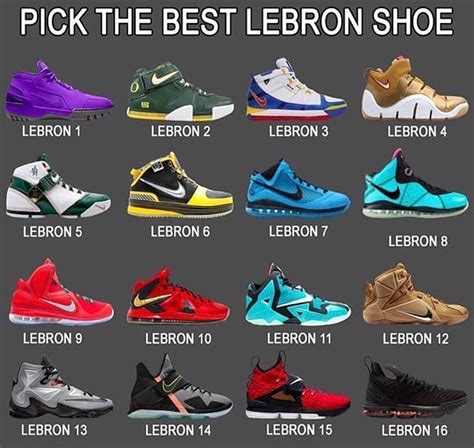lebron james shoes collection