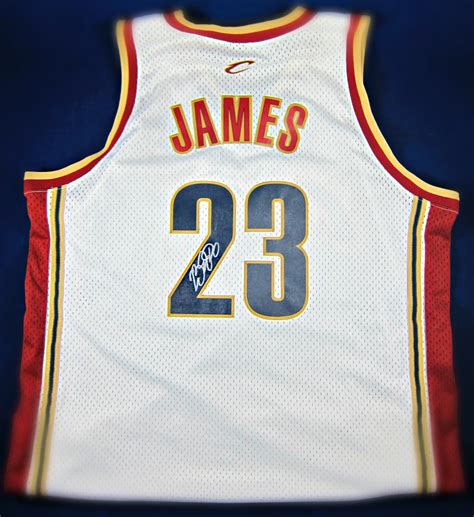 lebron james signature jersey