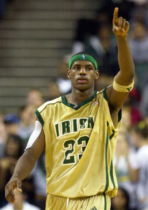 lebron james suspended in high school
