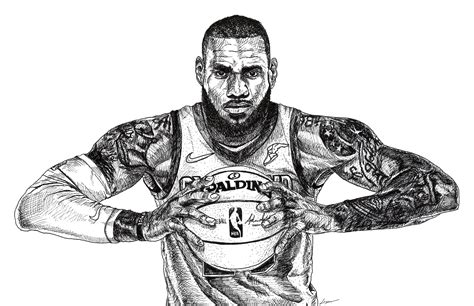 lebron james to draw