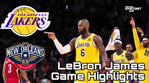 lebron james vs new orleans