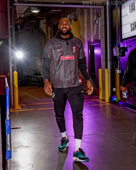 lebron james x liverpool kit