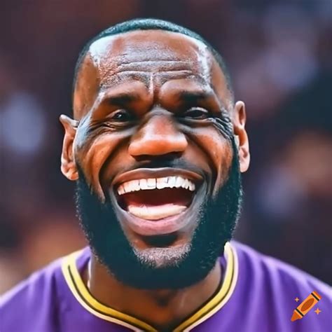 Lebron Smiling