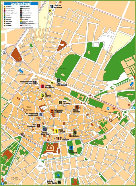 lecce italy map