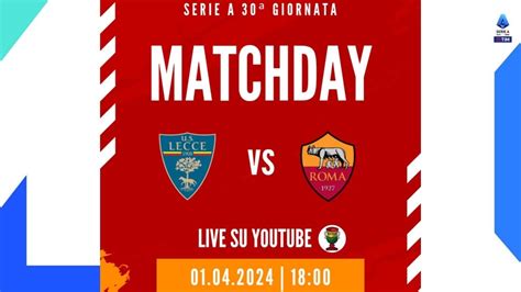 lecce roma live streaming