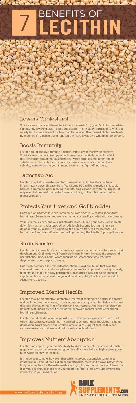 Lecithin Benefits Side Effects