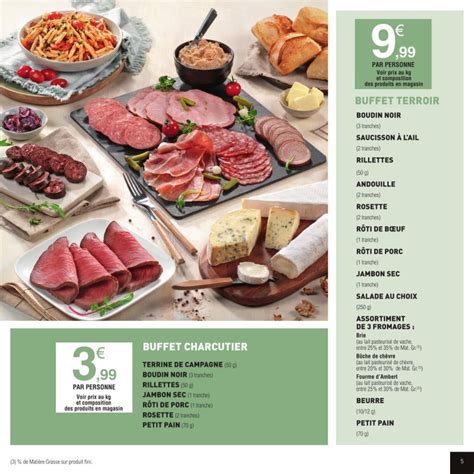 E. LECLERC Votre carte traiteur savoureux toute l'annee