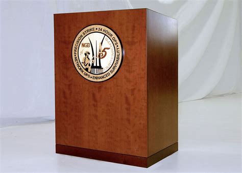 Lectern With Logo