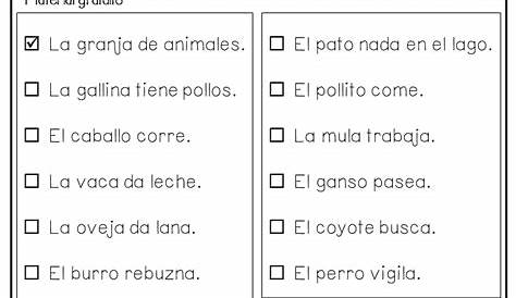 Cuaderno de Lectura de Oraciones | Materiales Educativos para Maestras