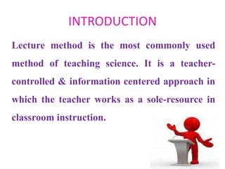 lecture method meaning in urdu