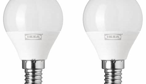 Led Bulb E14 200 Lumen Globe Opal White Ikea RYET LED IKEA