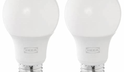 Led Bulb E27 400 Lumen Dimmable Globe Opal White LEDARE LED IKEA