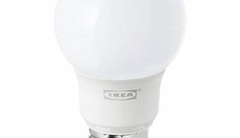 Led Bulb E27 400 Lumen Globe Opal White RYET LED 600 IKEA