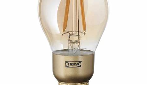 RYET LED bulb E27 400 lumen globe opal white IKEA
