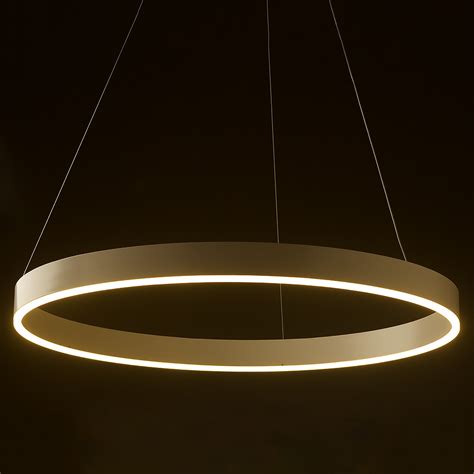 Modern Simple Acrylic LED Circle Pendant Light 3 Tiers Energy Saving