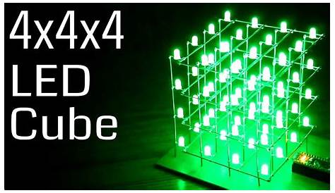 4x4x4 LED Cube Arduino Nano EE Wave YouTube