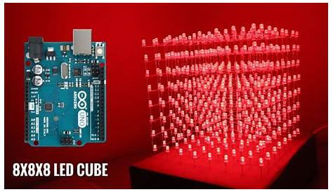 8x8x8 LED CUBE WITH ARDUINO UNO ! YouTube