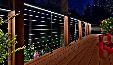 Led Deck Rail Lighting Aluminum Wood Lights I Solutions