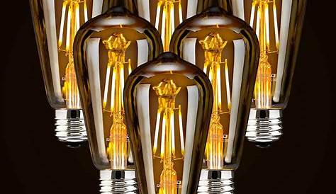 Led Edison Light Bulbs Dimmable Vintage 4w Globe Cage Style Gold Bulb E27