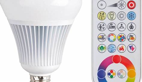 iDual E14 LED bulb with remote control, set of 2 Lights