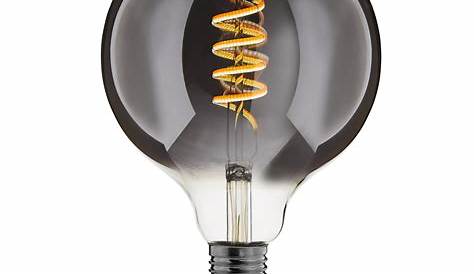 LED lamp E27 rond 8W filament dimbaar goudkleurig
